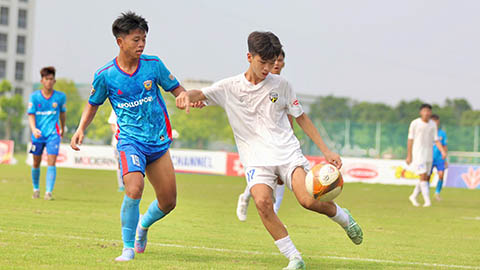 Xác định 8 đội bóng vào tứ kết giải U15 Quốc gia 2025 